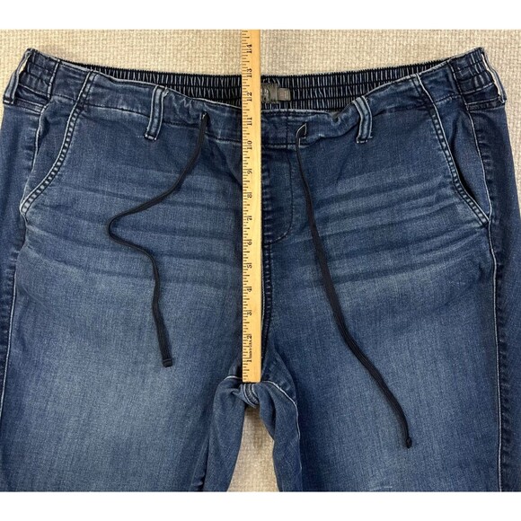 Torrid Pull On Jeans Women's Size 3X 3T Straight Blue Elastic Waist Drawstring - Picture 8 of 11